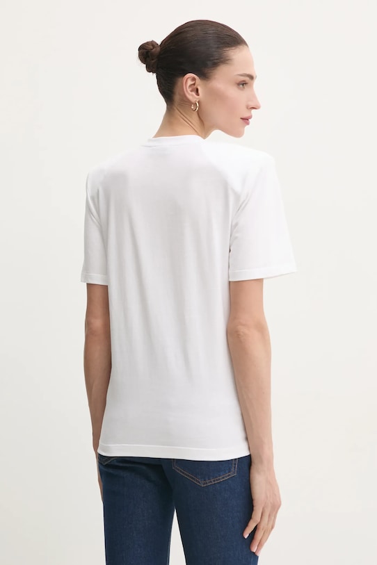 Дрехи Памучна тениска Elisabetta Franchi MA01651E2 бял
