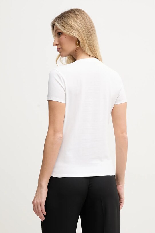 Îmbrăcăminte Elisabetta Franchi tricou din bumbac MA02851E2 alb