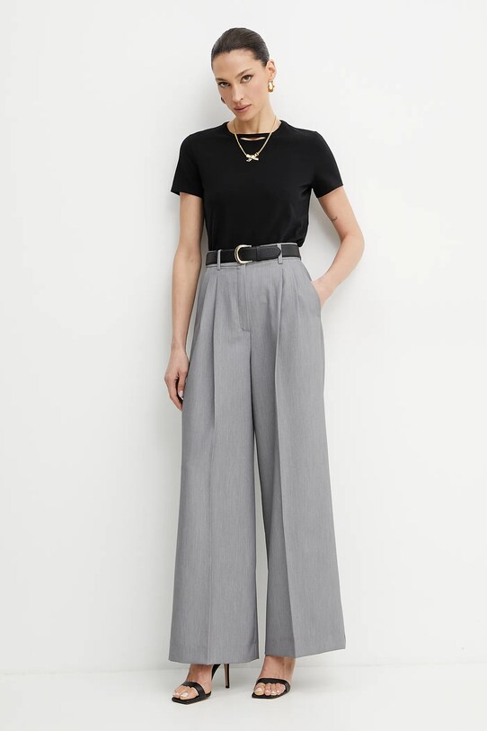 Elisabetta Franchi tricou din bumbac MA02951E2 negru SS25