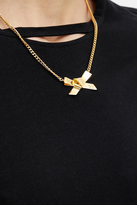 Elisabetta Franchi tricou din bumbac negru MA02951E2