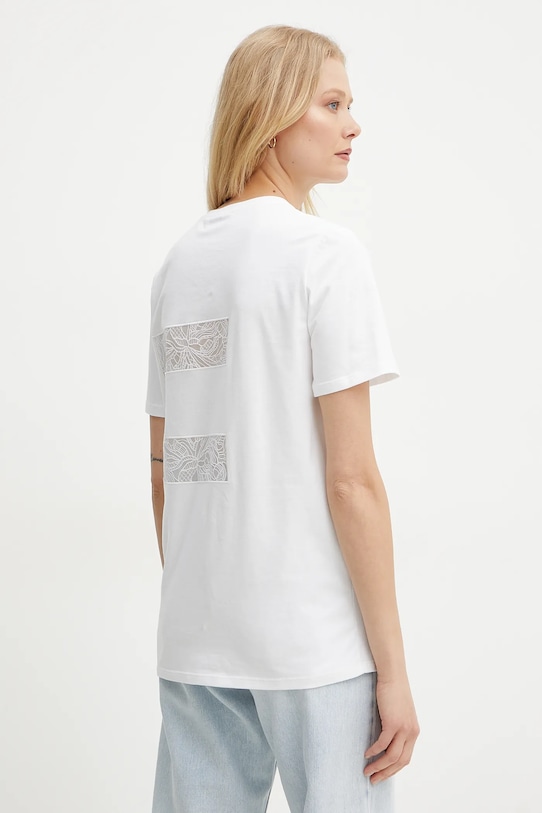 Îmbrăcăminte Elisabetta Franchi tricou din bumbac MA03151E2 alb