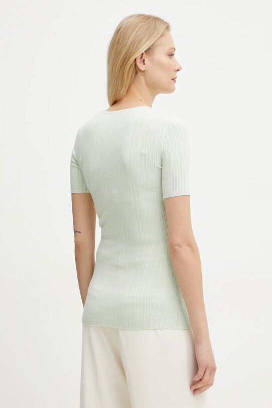 Дрехи Пуловер с коприна Elisabetta Franchi MK55B51E2 тюркоазен