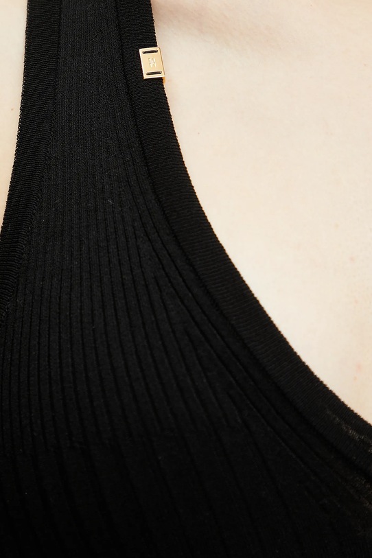 Top Elisabetta Franchi TK35T51E2 črna