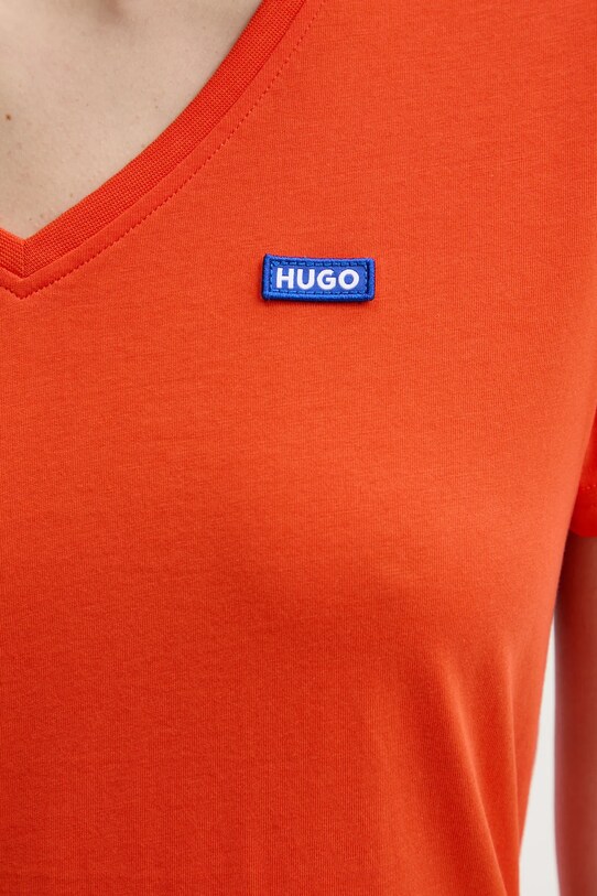 Bavlnené tričko Hugo Blue 50513667 oranžová