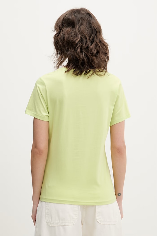 Ρούχα HUGO Blue t-shirt γυναικείο βαμβακερό Classic V_B 50513667 πράσινο