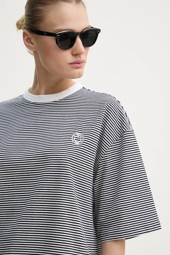 Majica kratkih rukava Hugo Blue s elastinom crna 50531175