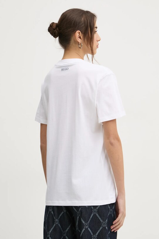 Îmbrăcăminte Hugo Blue tricou din bumbac 50533958 alb