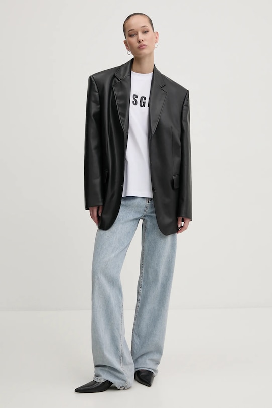 MSGM t-shirt in cotone 3841MDM92.257002 bianco SS25
