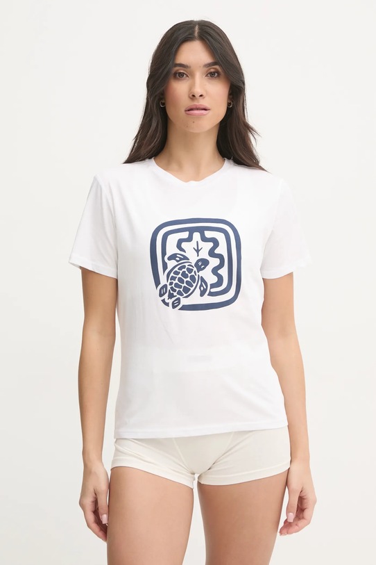 Îmbrăcăminte Vilebrequin tricou din bumbac LAORA AORAP9I3 alb