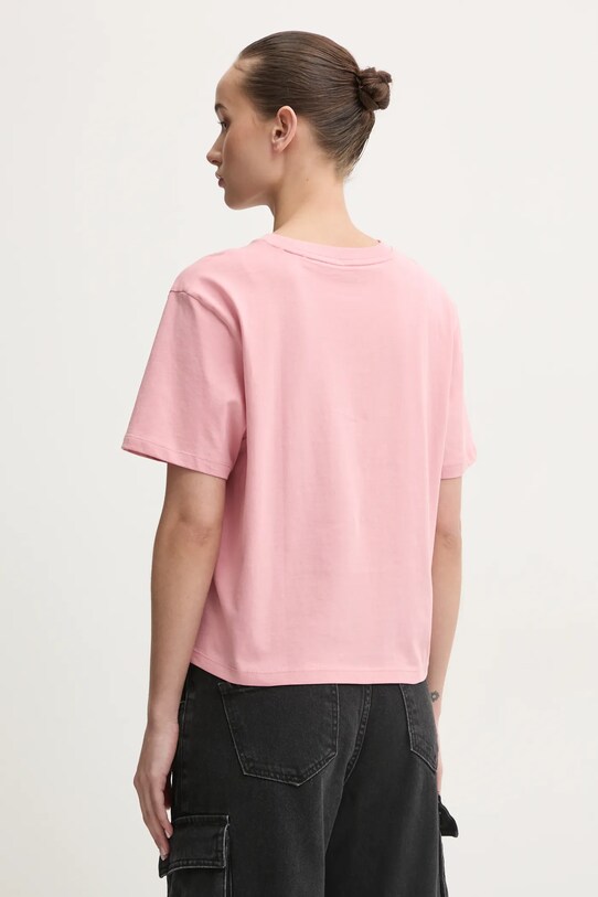 Odzież Guess Jeans t-shirt bawełniany W5RI42.K8HM0 różowy