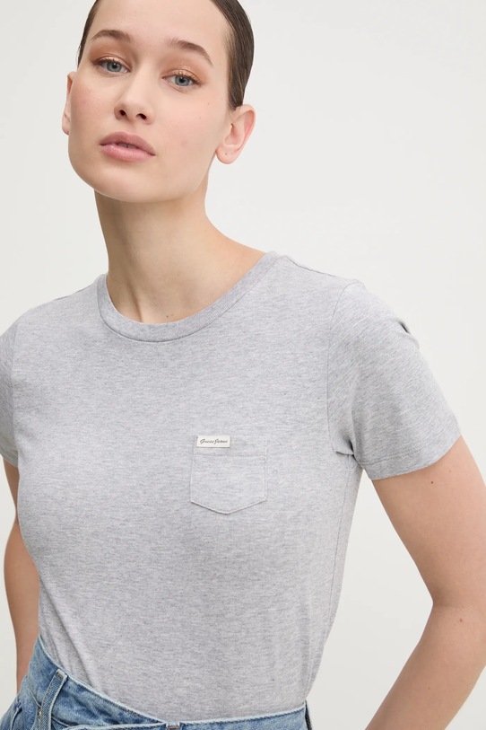 Kratka majica Guess Jeans siva W5RI52.J1314