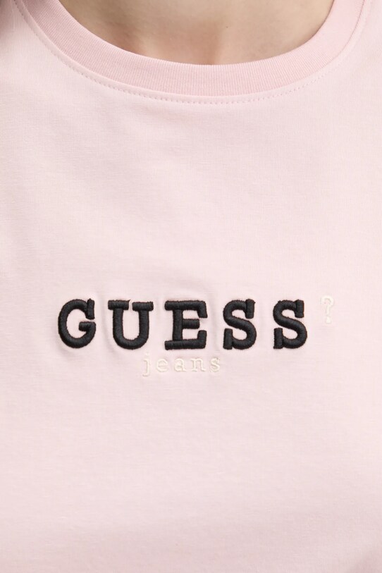 Majica kratkih rukava Guess Jeans W5RI54.J1314 roza