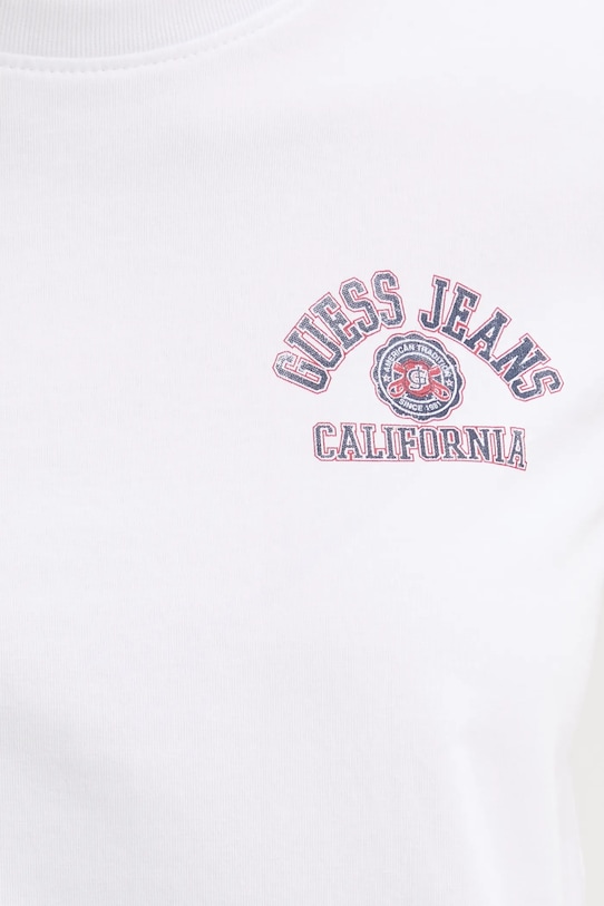 Guess Jeans tricou W5RI55.J1314 alb