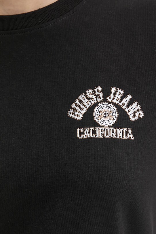 Guess Jeans tricou W5RI55.J1314 negru