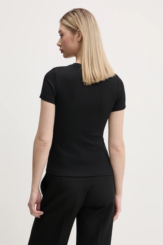 Ρούχα Μπλουζάκι Guess Jeans W5RI57.KA0H1 μαύρο