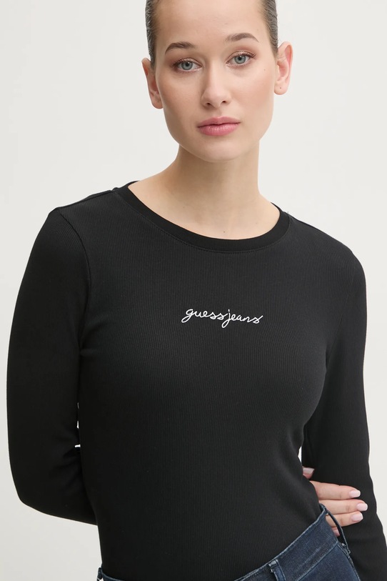 Guess Jeans longsleeve czarny W5RI58.KA0H1