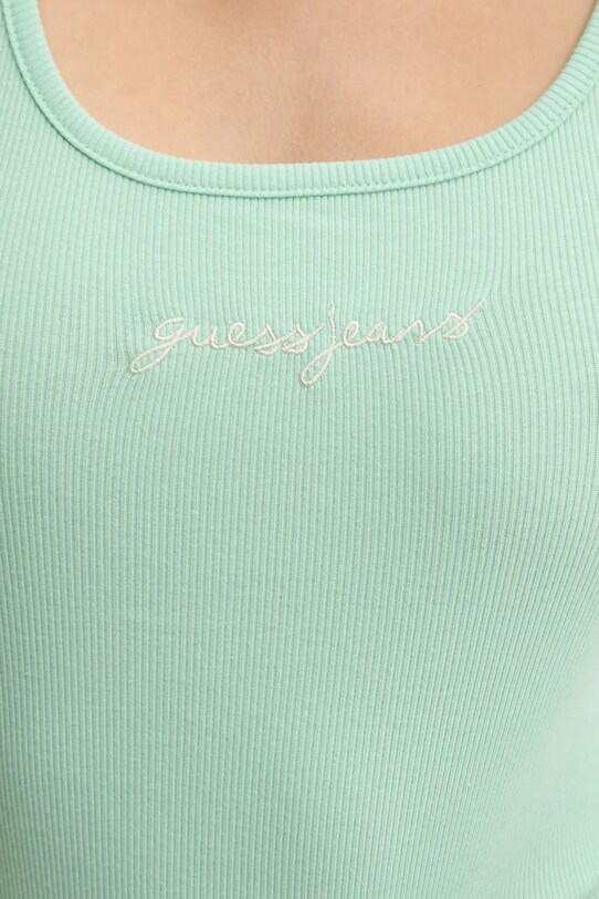 Топ Guess Jeans W5RP48.KA0H1 зелёный