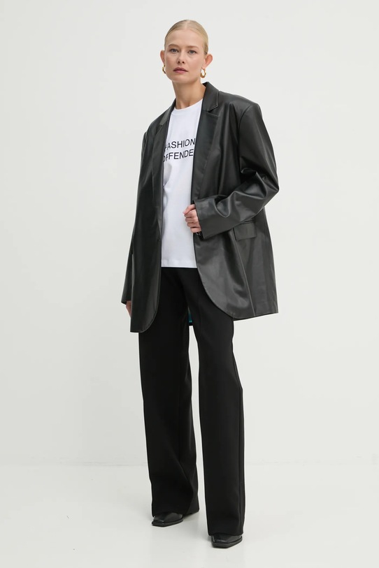 Bavlnené tričko Victoria Beckham 1125JTS006357A biela SS25