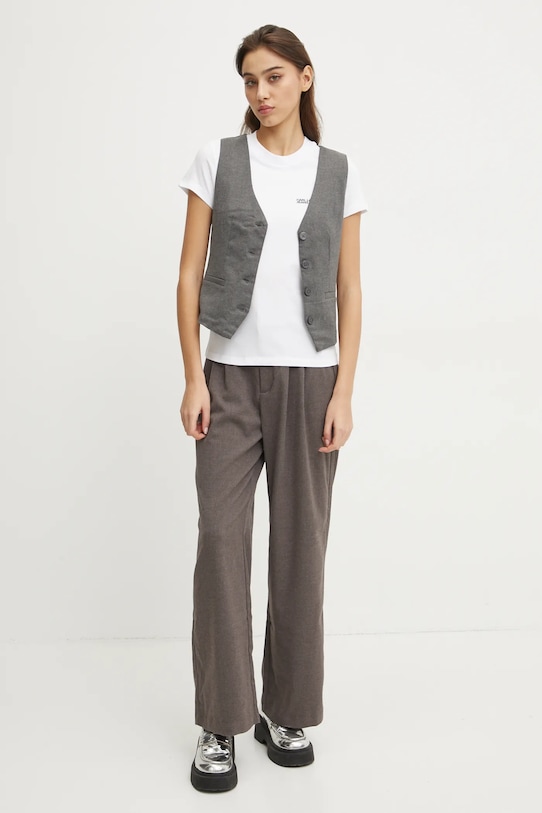 Karl Lagerfeld Jeans t-shirt bawełniany A1W17004 biały AW25