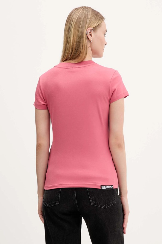 Odzież Karl Lagerfeld Jeans t-shirt bawełniany A1W17004 pomarańczowy