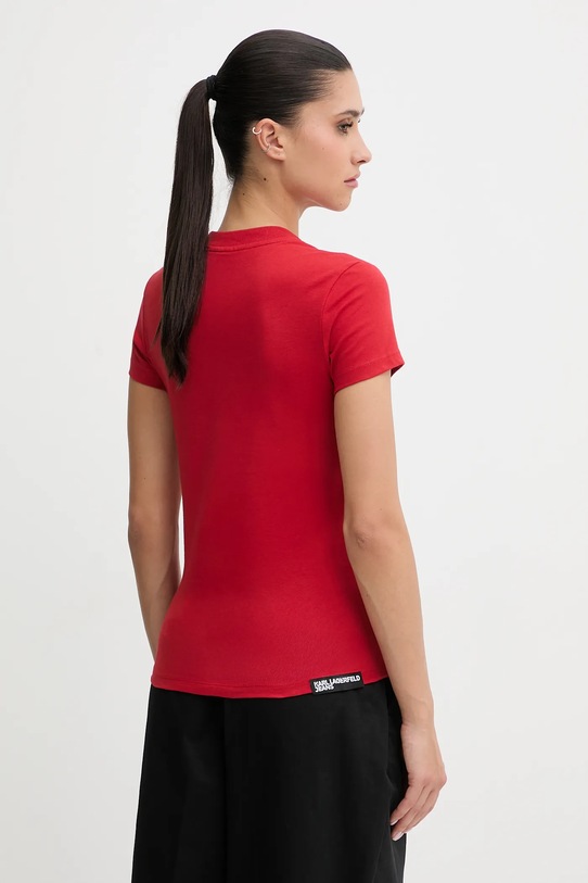 Odjeća Pamučna majica Karl Lagerfeld Jeans A1W17004 crvena