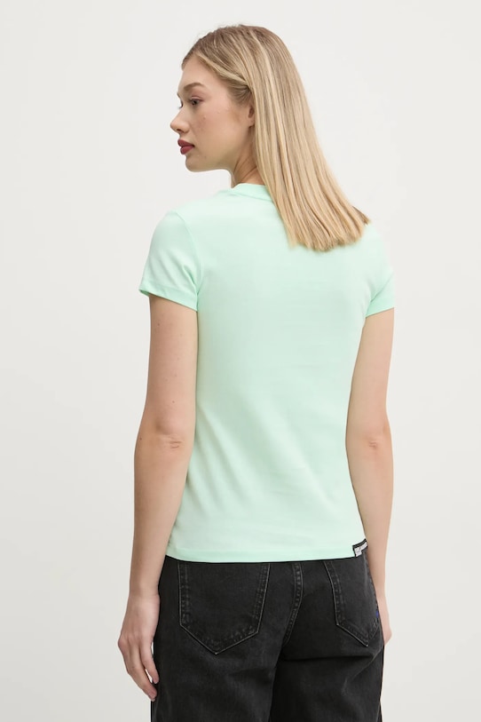 Odzież Karl Lagerfeld Jeans t-shirt bawełniany A1W17004 turkusowy