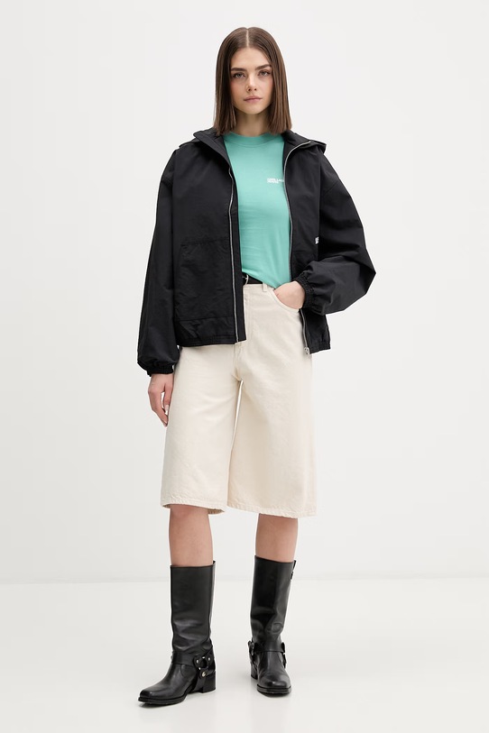 Karl Lagerfeld Jeans t-shirt bawełniany A1W17004 turkusowy AA00