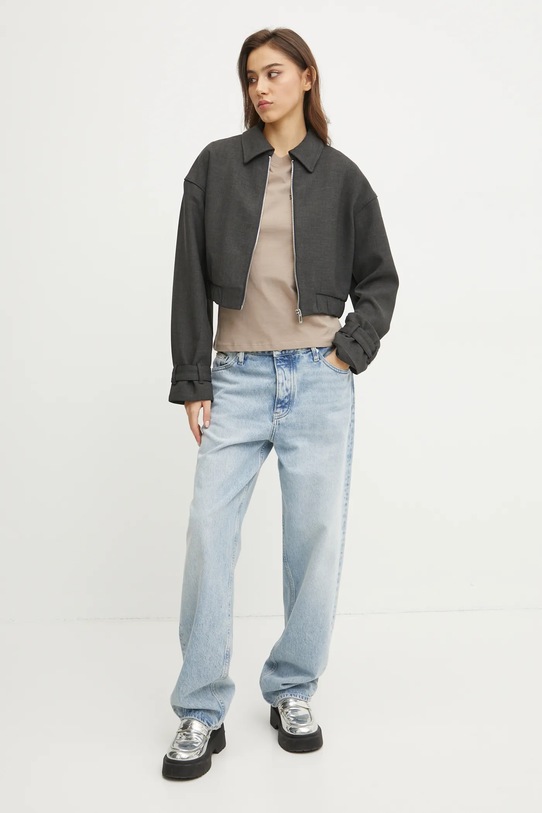 Хлопковая футболка Karl Lagerfeld Jeans A1W17004 бежевый SS25