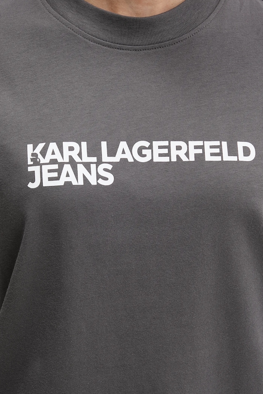 Karl Lagerfeld Jeans t-shirt in cotone A1W17005 grigio