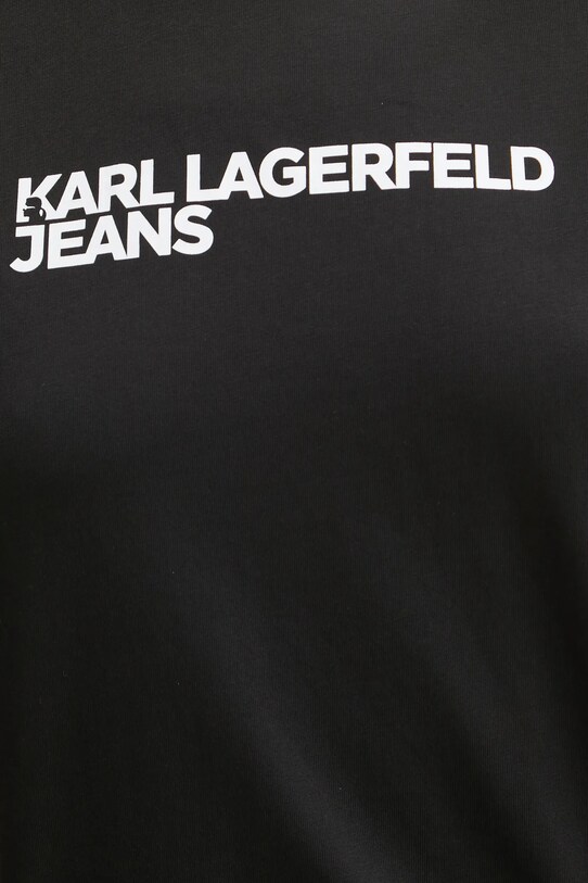 Karl Lagerfeld Jeans t-shirt bawełniany A1W17005 czarny
