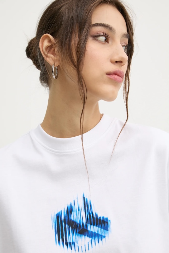 Хлопковая футболка Karl Lagerfeld Jeans белый A1W17109