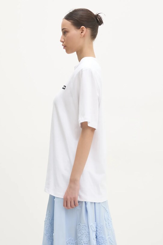 Rotate cotton t-shirt 113624400 white SS25