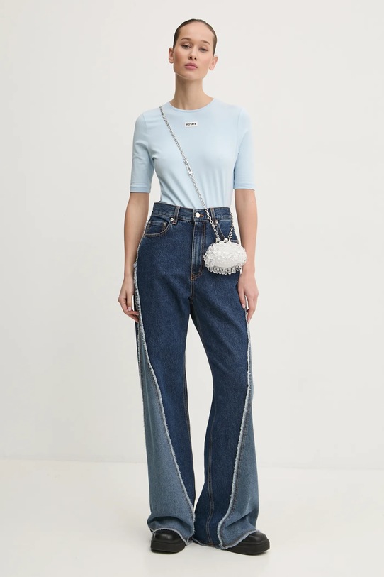 Rotate t-shirt 1140942322 niebieski SS25