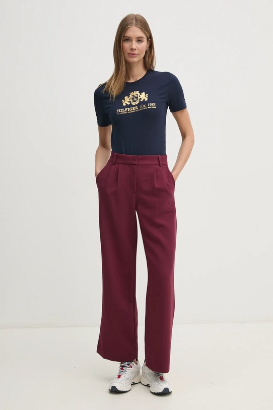 Футболка Tommy Hilfiger WW0WW43892 темно-синій SS25