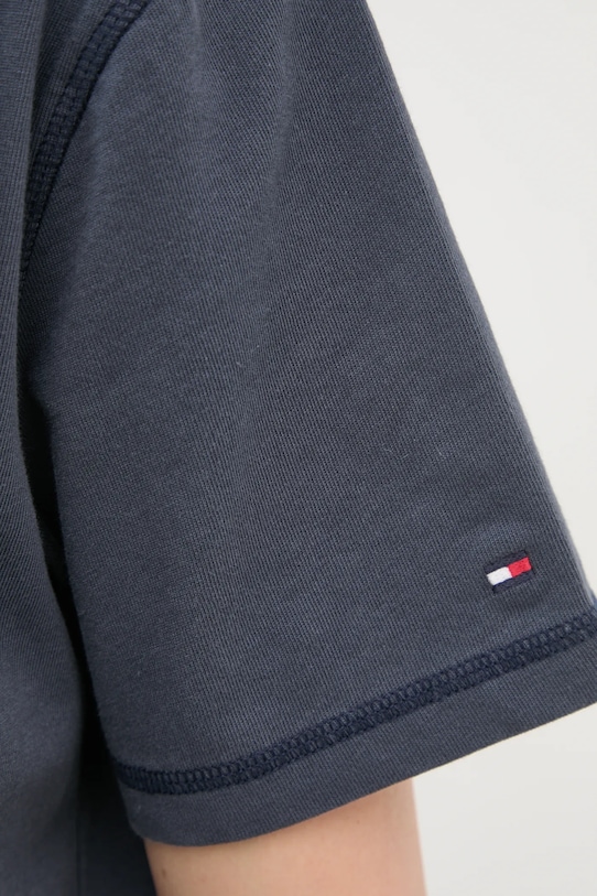 Bavlněné tričko Tommy Hilfiger WW0WW43897 modrá