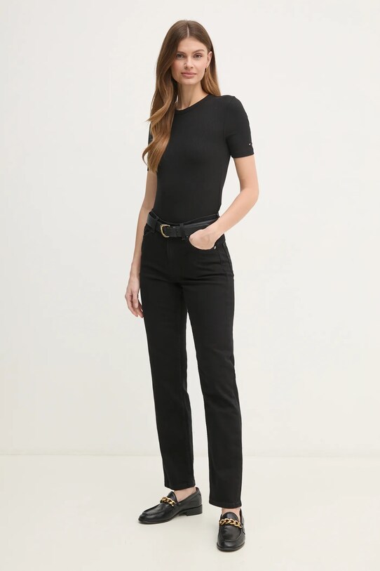 Футболка Tommy Hilfiger WW0WW43918 чорний SS25