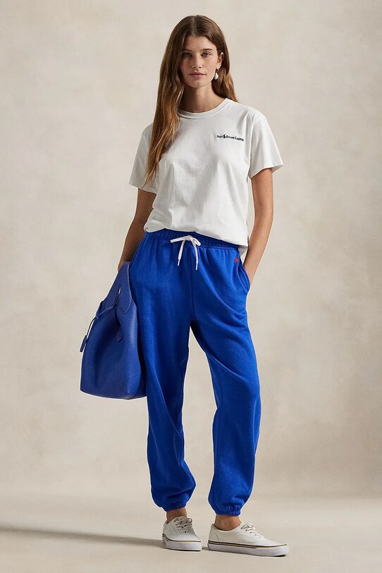 Oblečení Bavlněné tričko Polo Ralph Lauren 211959114 bílá