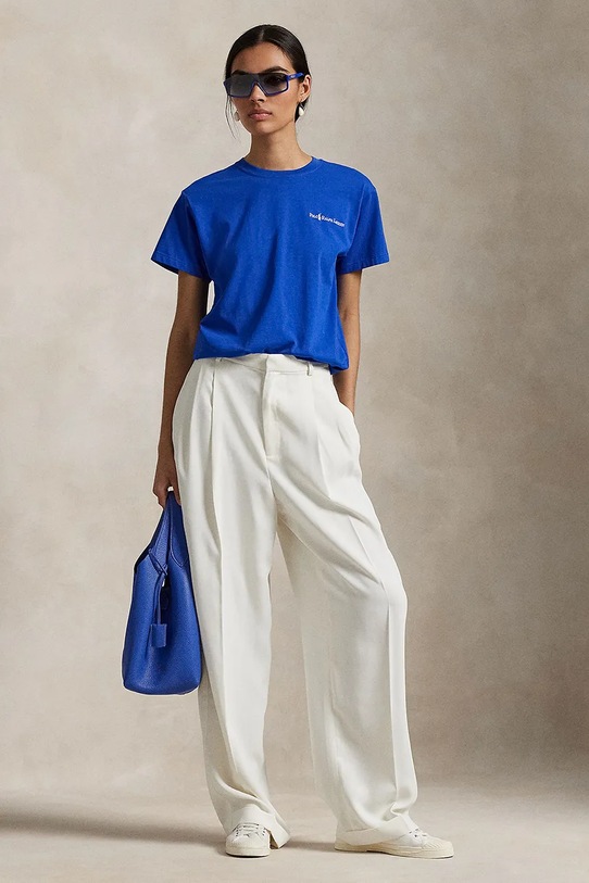 Abbigliamento Polo Ralph Lauren t-shirt in cotone 211959114 blu