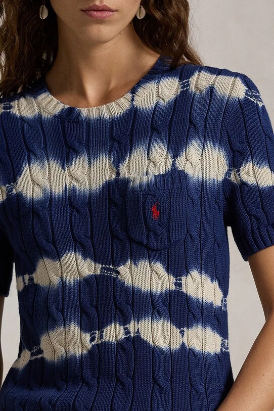 Хлопковая футболка Polo Ralph Lauren мультиколор 211959270