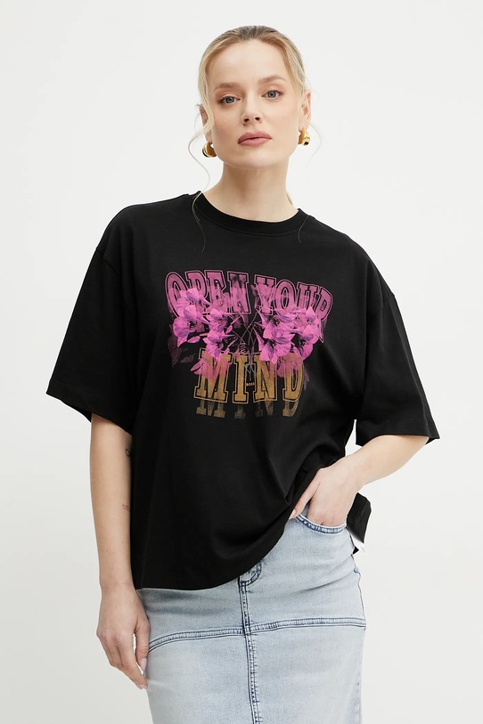 Boss Orange tricou din bumbac print negru 50534814