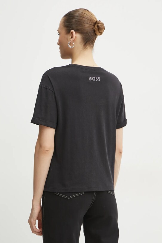 Îmbrăcăminte BOSS Orange tricou din bumbac 50535106 negru