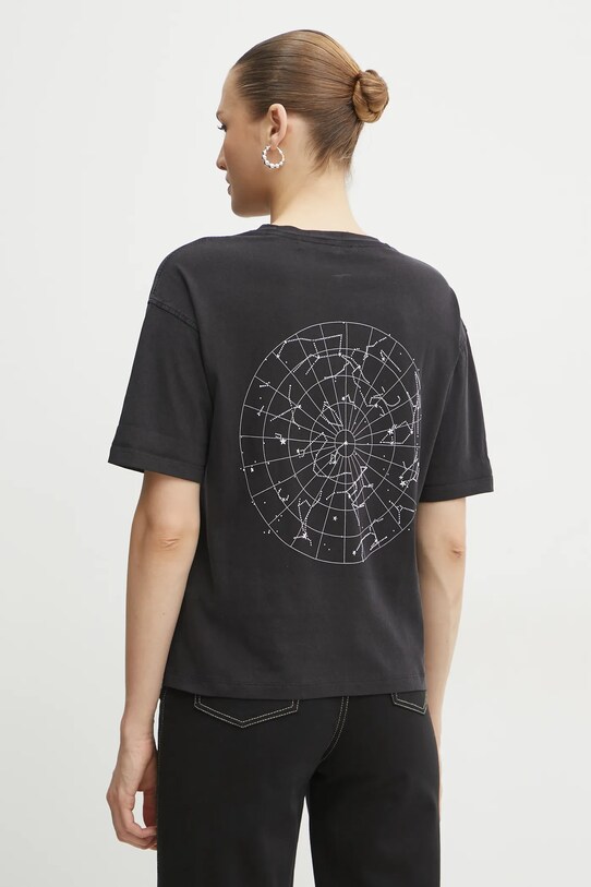 Одежда Хлопковая футболка BOSS Orange 50535106 чёрный