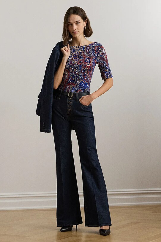 Abbigliamento Lauren Ralph Lauren t-shirt in cotone 200957613 multicolore