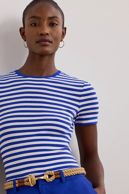 Odzież Lauren Ralph Lauren t-shirt bawełniany 200957662 niebieski