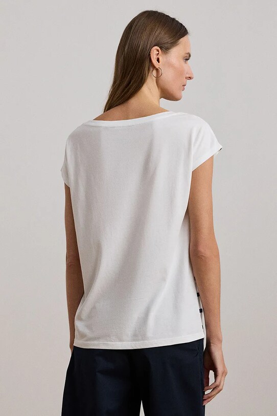 Lauren Ralph Lauren tricou 200957677 alb SS25