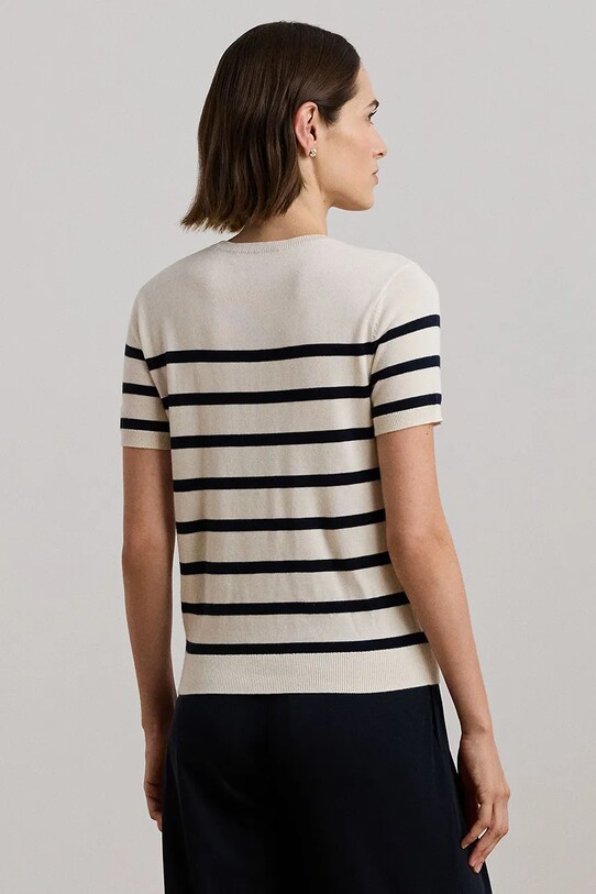 Tričko Lauren Ralph Lauren 200961688 béžová SS25