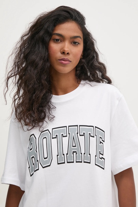 Bavlnené tričko Rotate biela 113723400