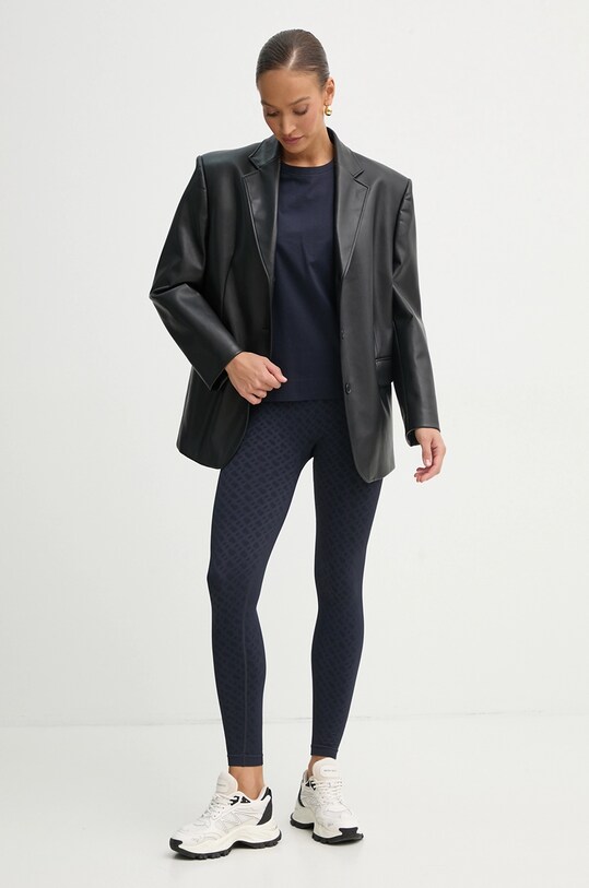 Футболка BOSS 50532092 темно-синій SS25