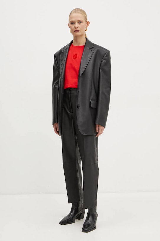 BOSS tricou din bumbac 50534800 rosu SS25