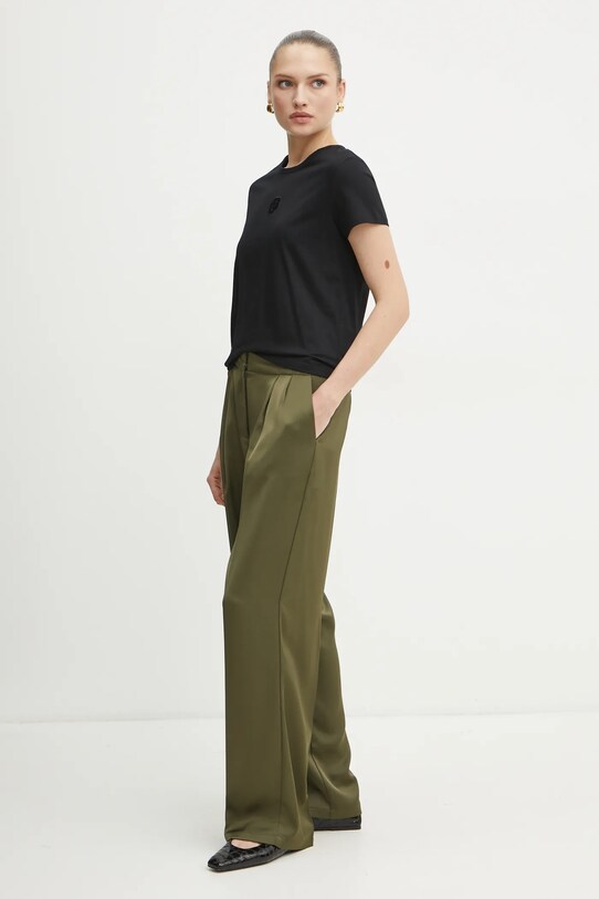 BOSS tricou din bumbac 50534800 negru SS25